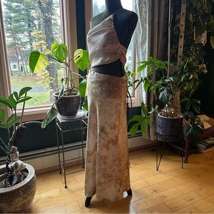 Grecian Style Silk Evening Gown, Zara